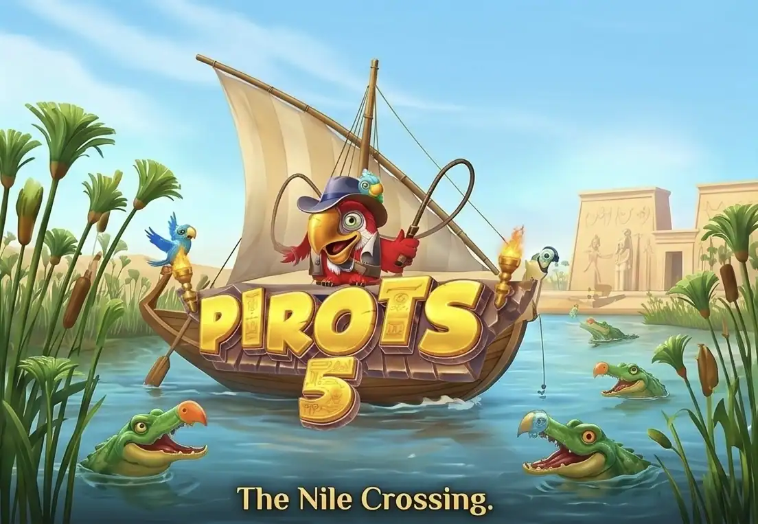 Pirots 5 The Nile Crossing λειτουργία με κολλώδη κροκοδείλους-wilds
